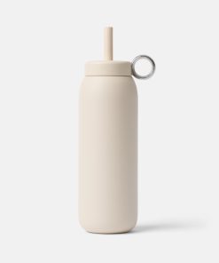 Stainless Straw Cap 24oz Almond