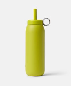 Stainless Straw Cap 24oz Chartreuse