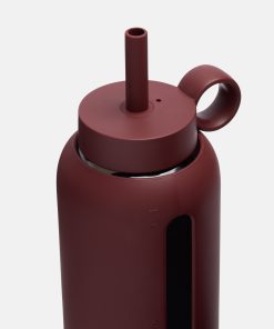 Straw Carry Cap Black Cherry