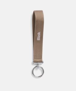 Wrist Strap Keychain Brown