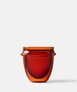 Insulated Glass Cup 10oz Amber